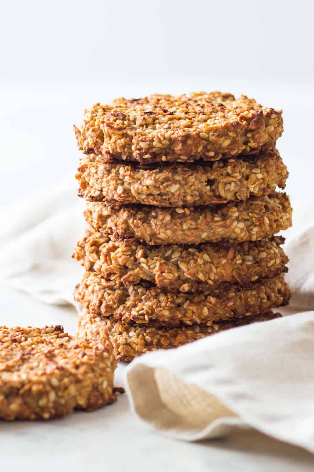 Midnight cookies stacked