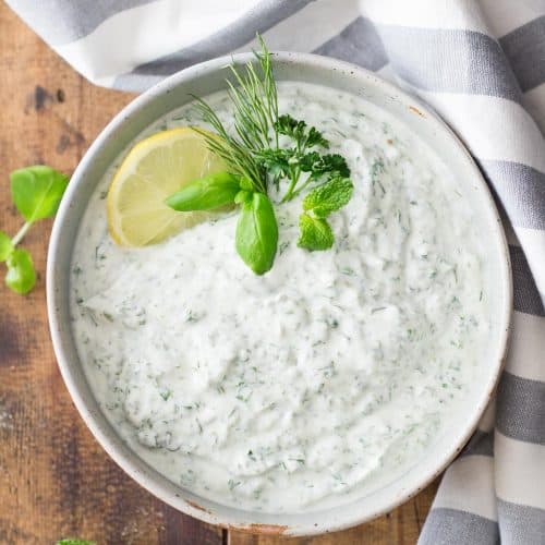 Herb Quark Dip - Green Healthy Cooking