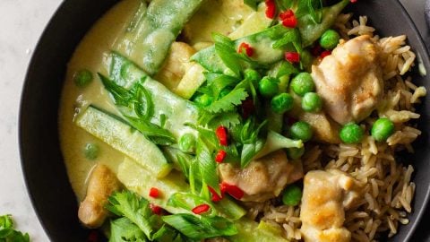 Healthy chicken best sale green curry