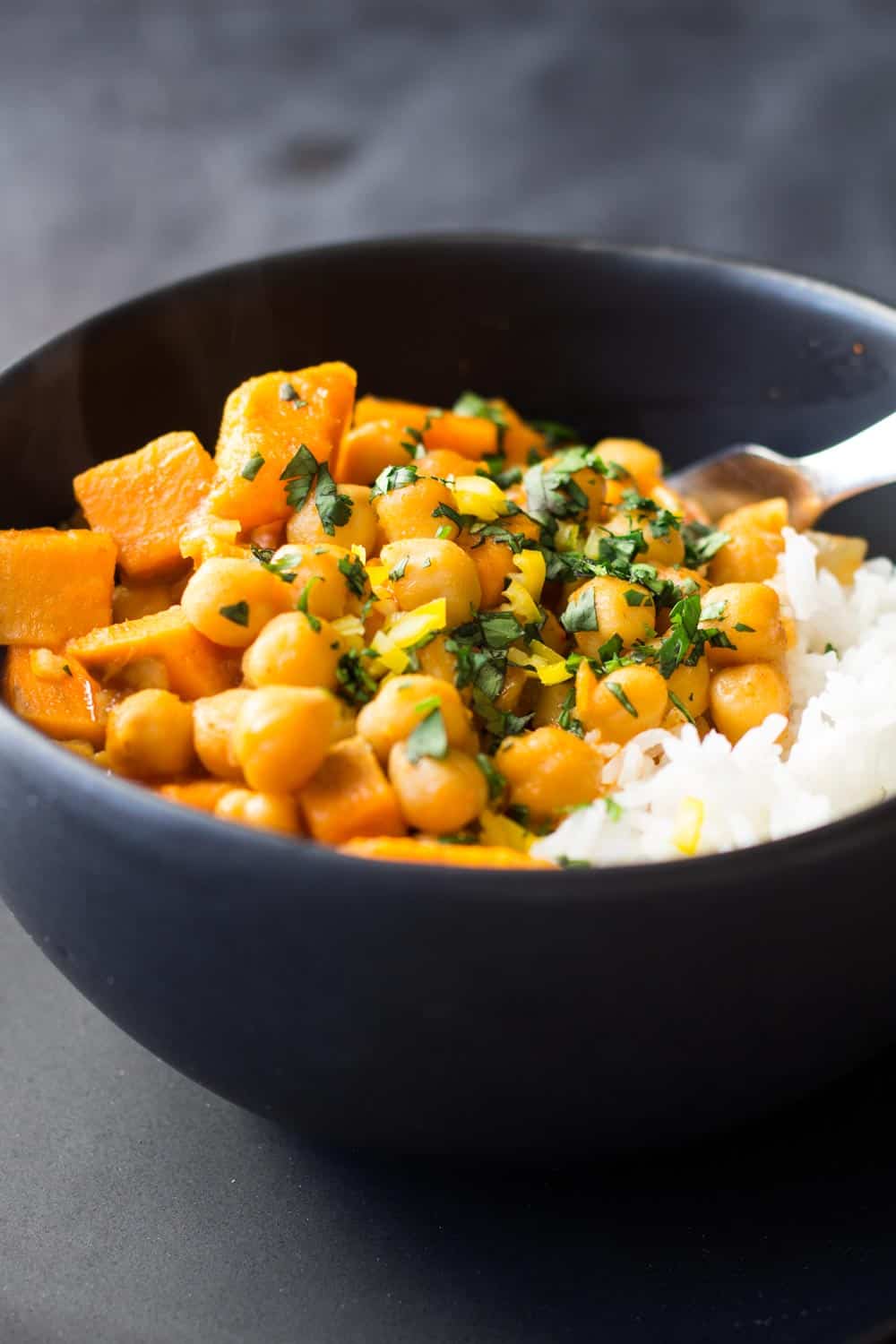 potato delicious curry Curry Vegan Cooking Healthy Sweet and Green  Potato Chickpea