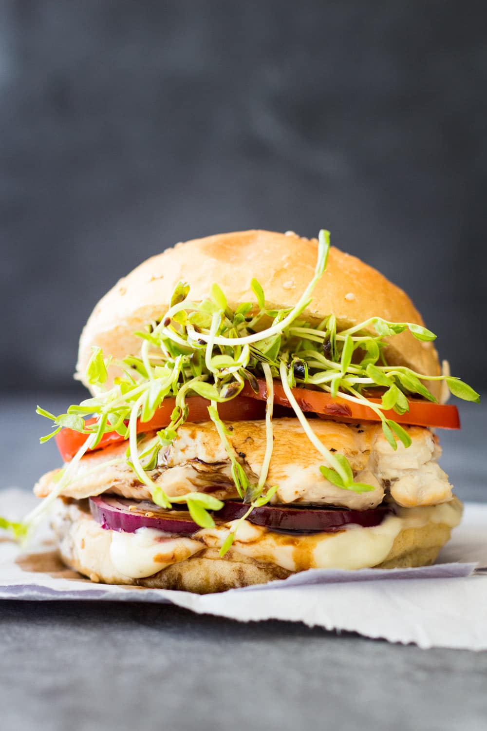 Easy Grilled Chicken Burger