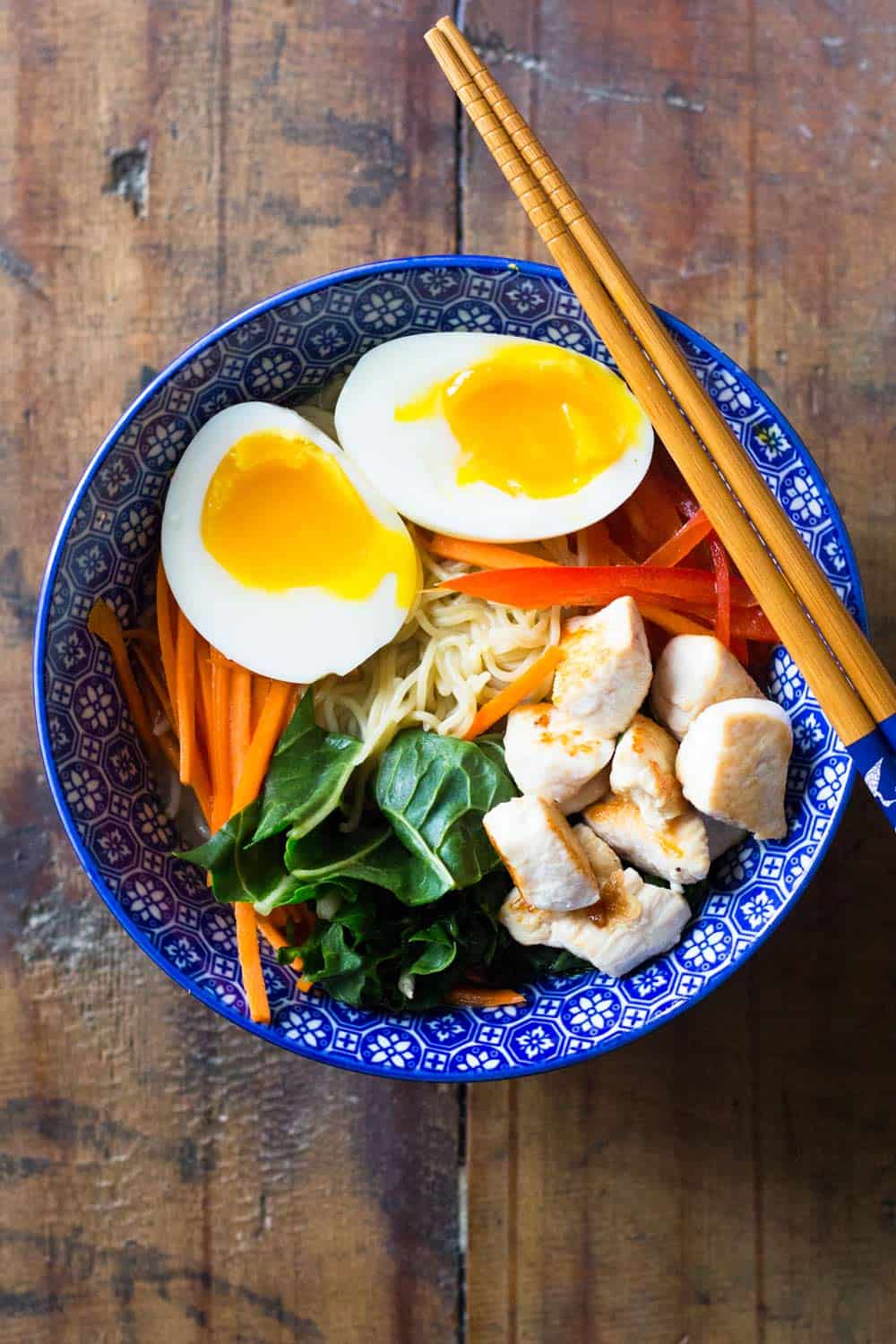 Healthy Chicken Ramen Bowl {clean eating} - Simple Healthy Kitchen