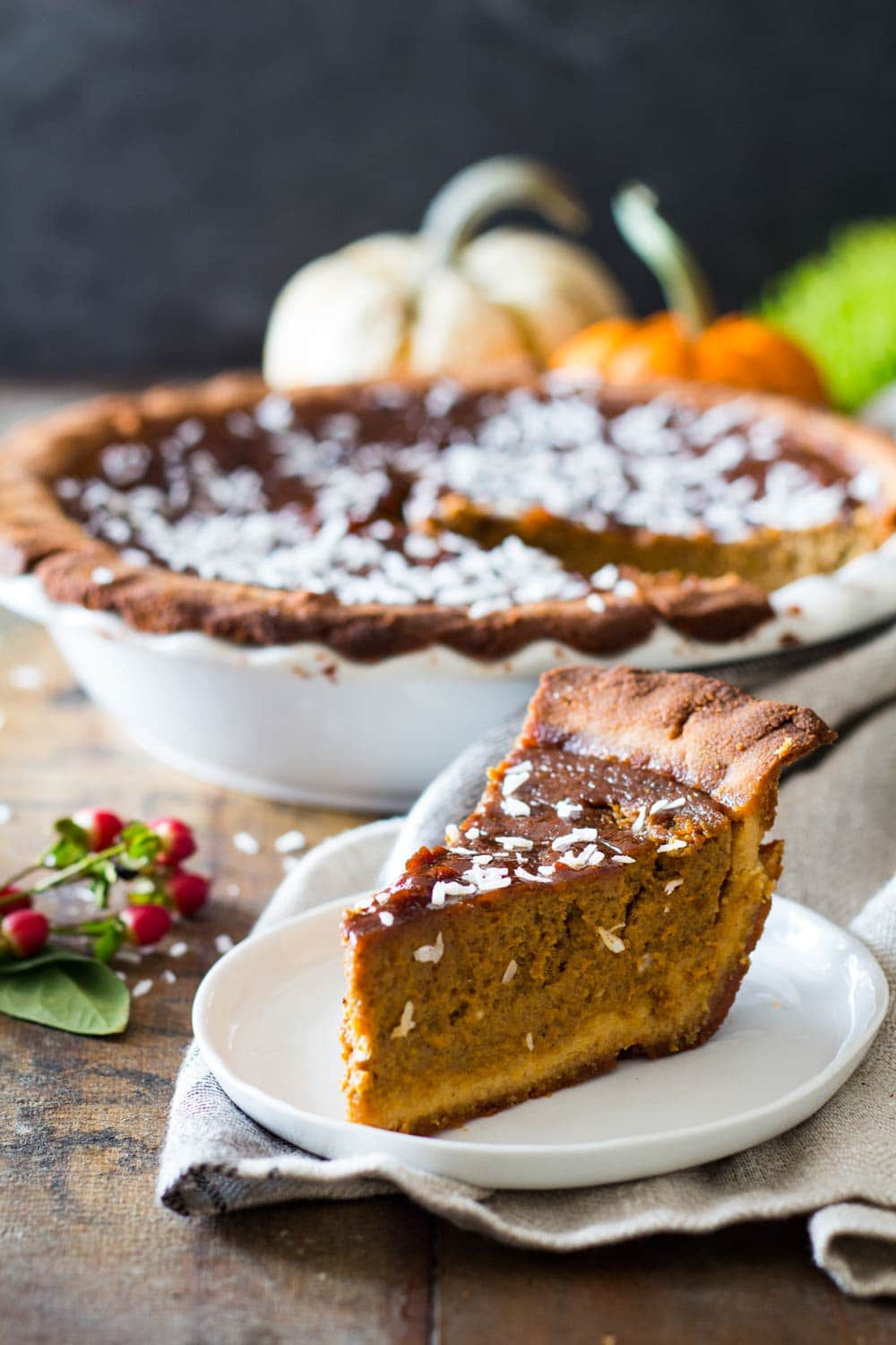 Healthy Pumpkin Pie - Green Healthy Cooking