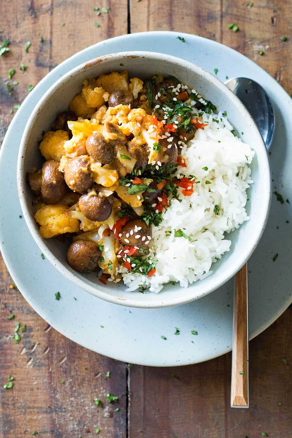 Vegan yellow curry