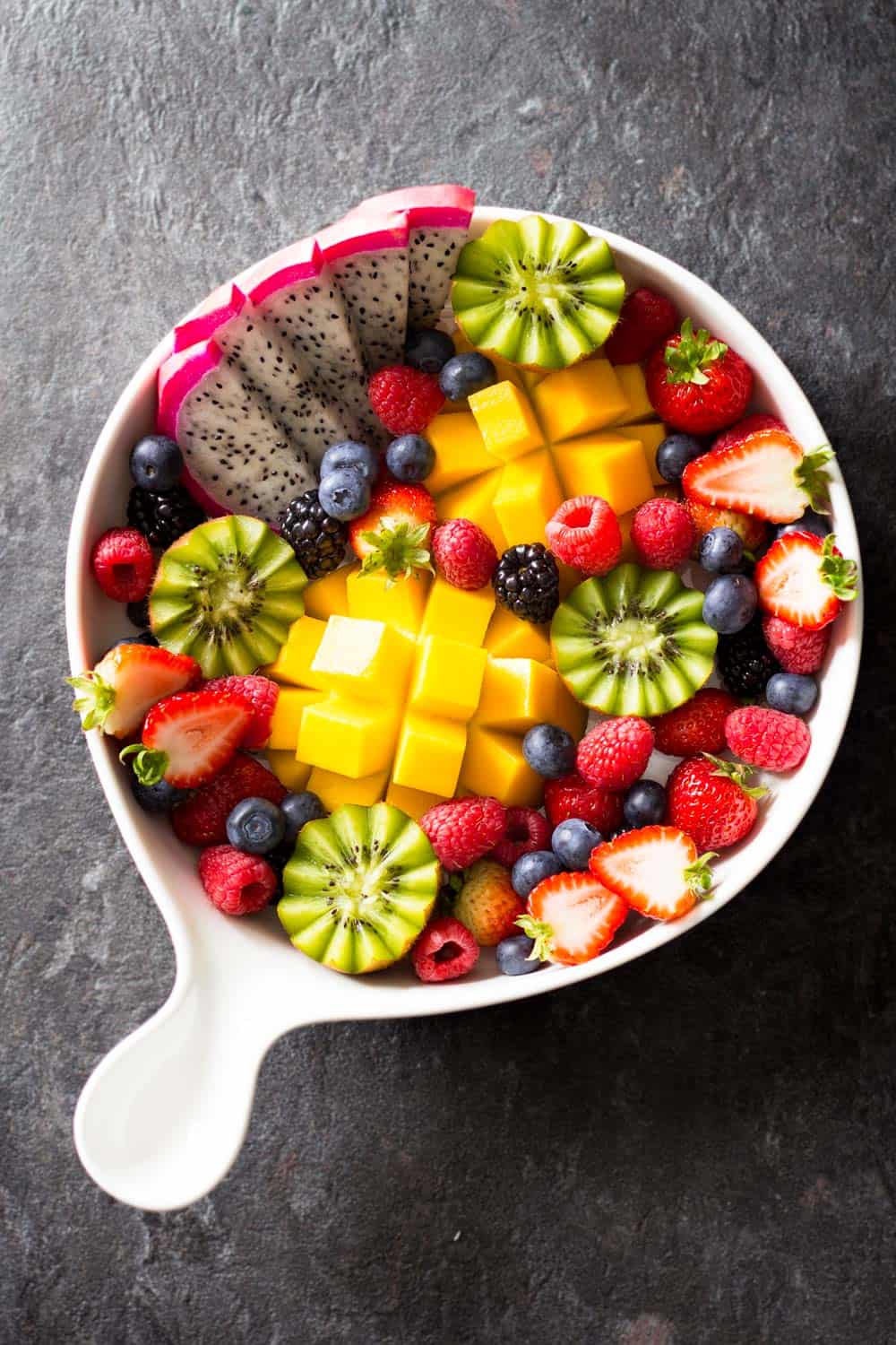 Fruit salad shop platter