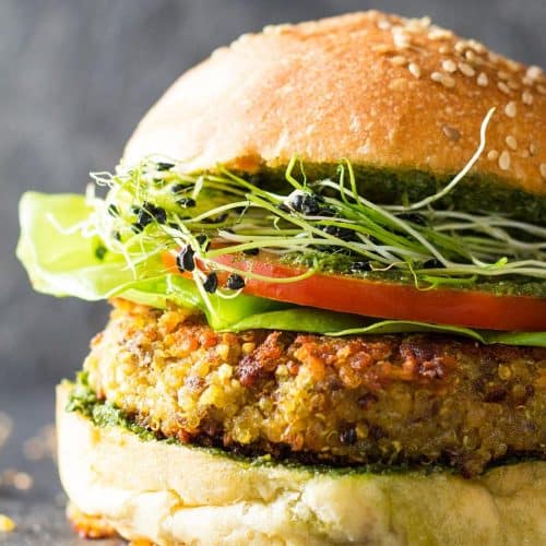 30-Minute Quinoa Burger - Green Healthy Cooking