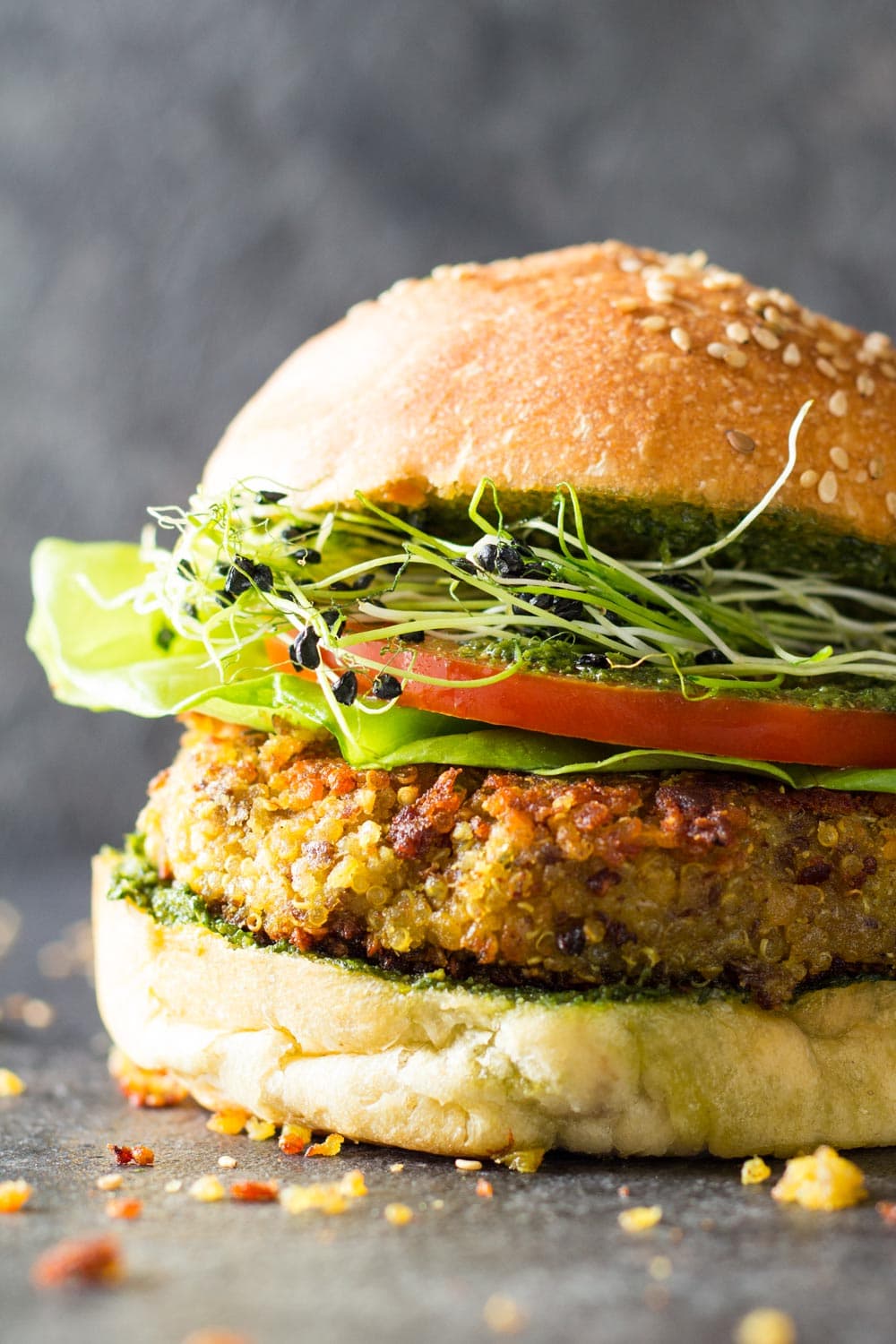 Quinoa burger