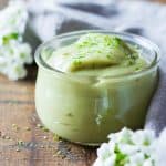 Key lime pudding