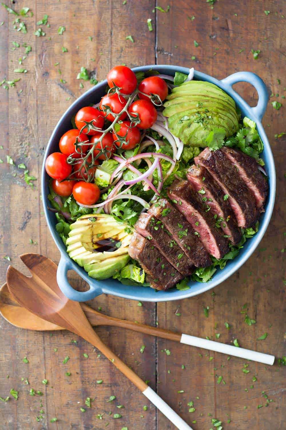 Strip Loin Steak Salad - Green Healthy Cooking