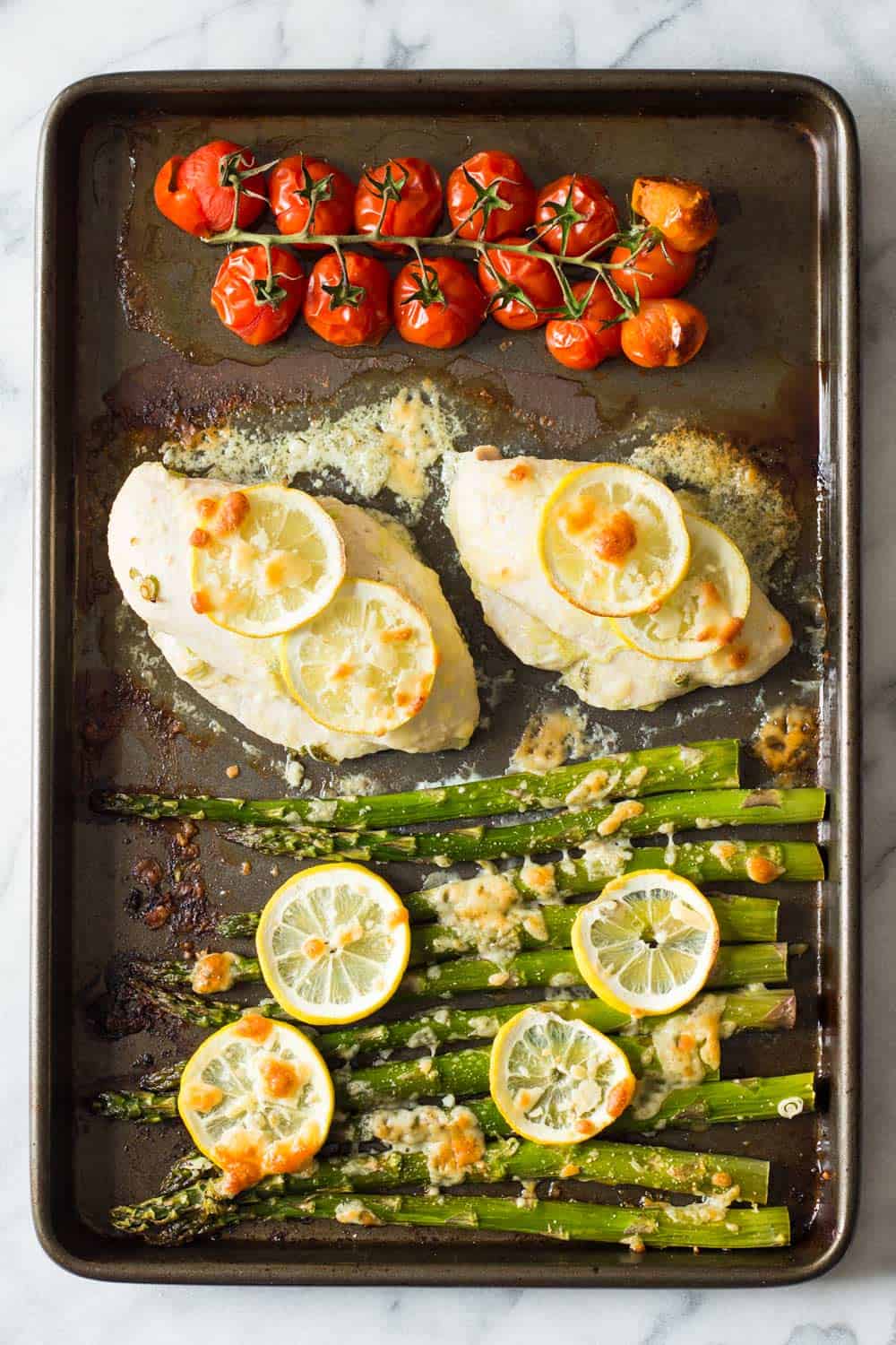 Lemon chicken asparagus