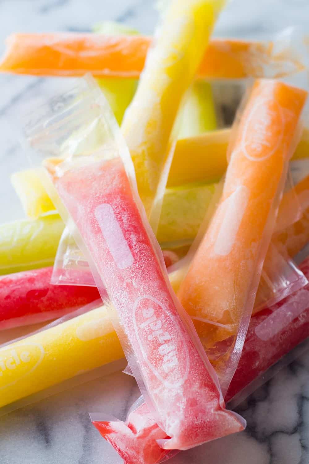 Sugar-free ice pops