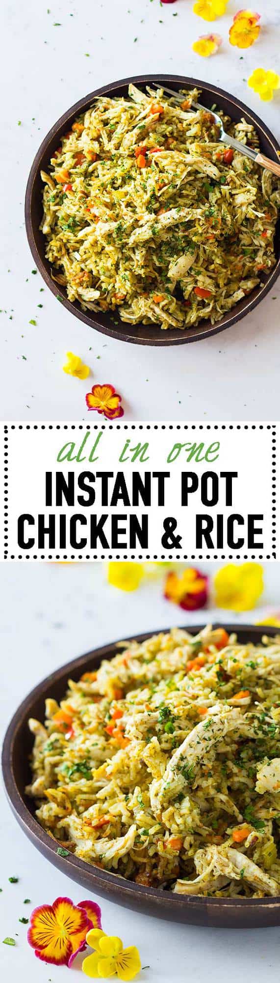 Quick and Easy Instant Pot Chicken and Rice - Green Healthy Cooking