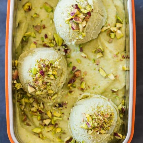 The Most Delicious Pistachio Ice Cream Green Healthy Cooking