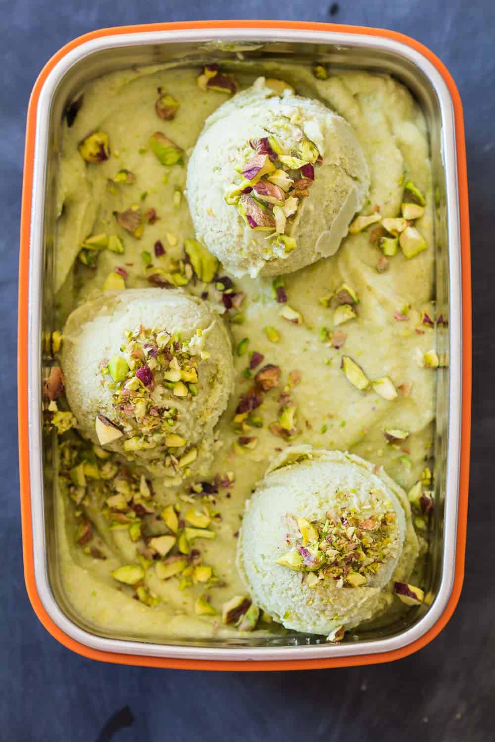 The Most Delicious Pistachio Ice Cream - Green Healthy Cooking