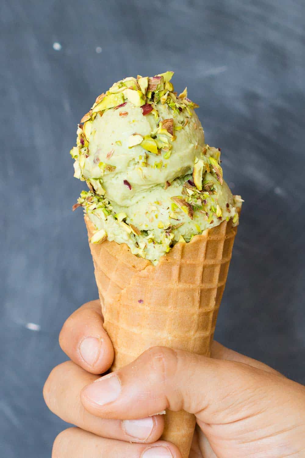 The Most Delicious Pistachio Ice Cream Green Healthy Cooking