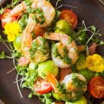 Shrimp avocado salad