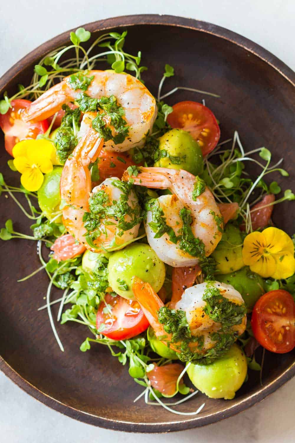 Mexican-Style Shrimp Avocado Salad - Green Healthy Cooking