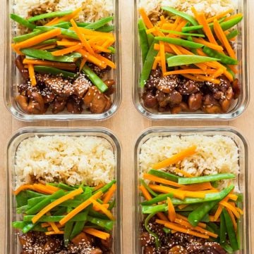 Vietnamese Chicken Meal Prep Bowls - Green Healthy Cooking