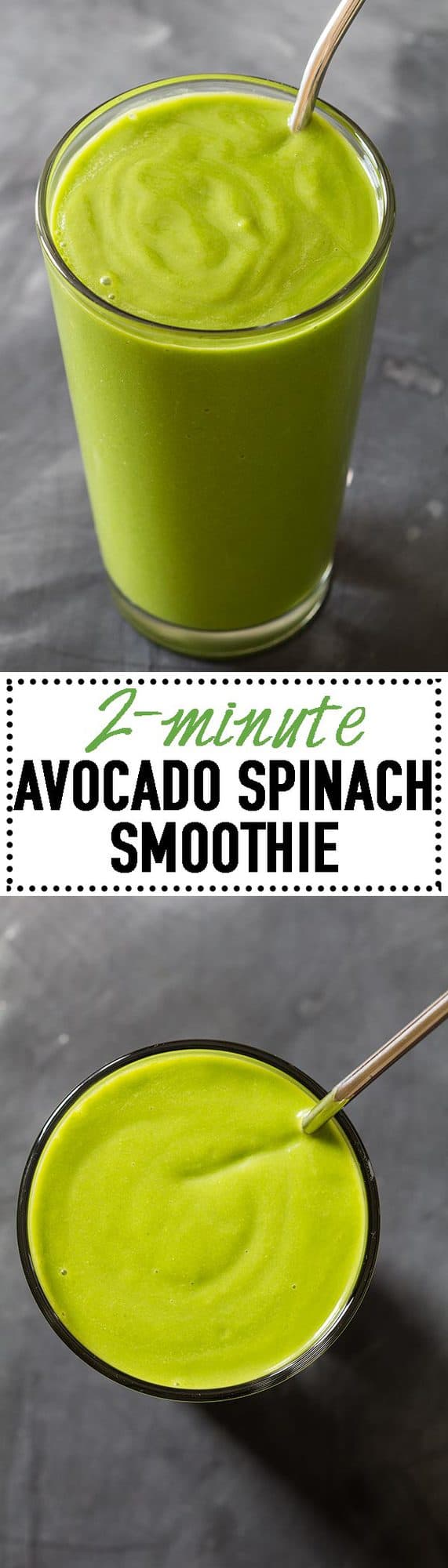 Avocado Spinach Smoothie - Green Healthy Cooking
