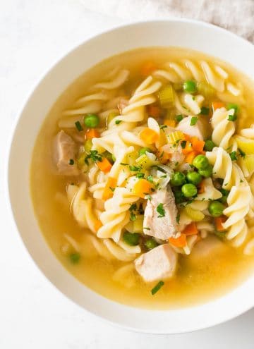 Instant pot chicken noodle soup