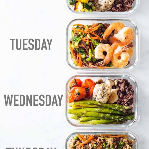 Enther 6 Pack 30 oz Glass Food Storage Containers Meal Prep with