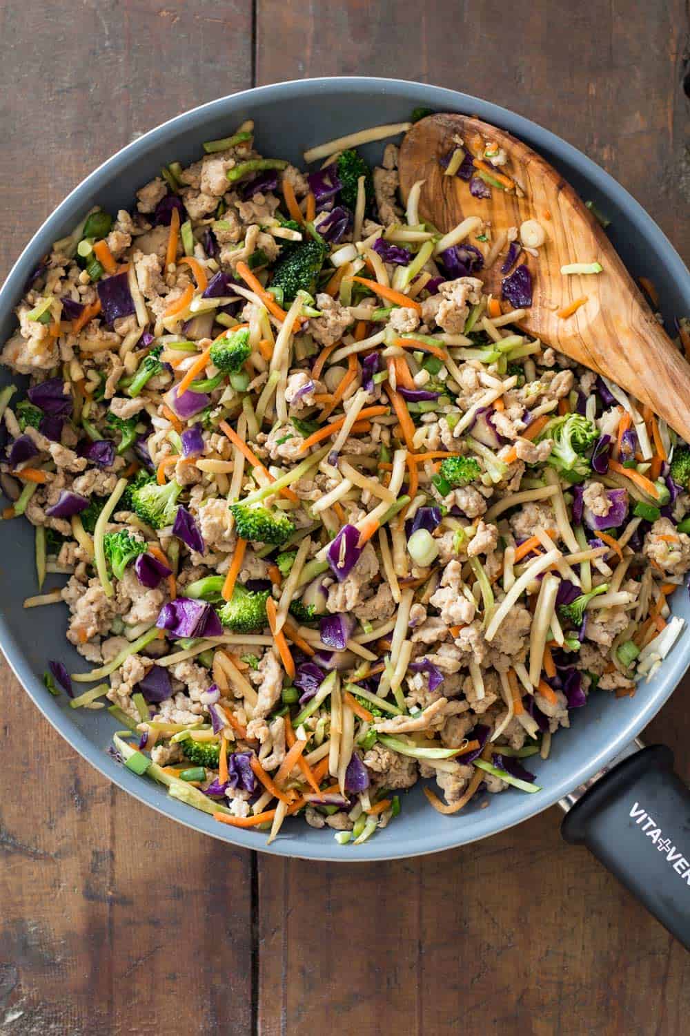 Spicy Ground Chicken Stir Fry • Salt & Lavender