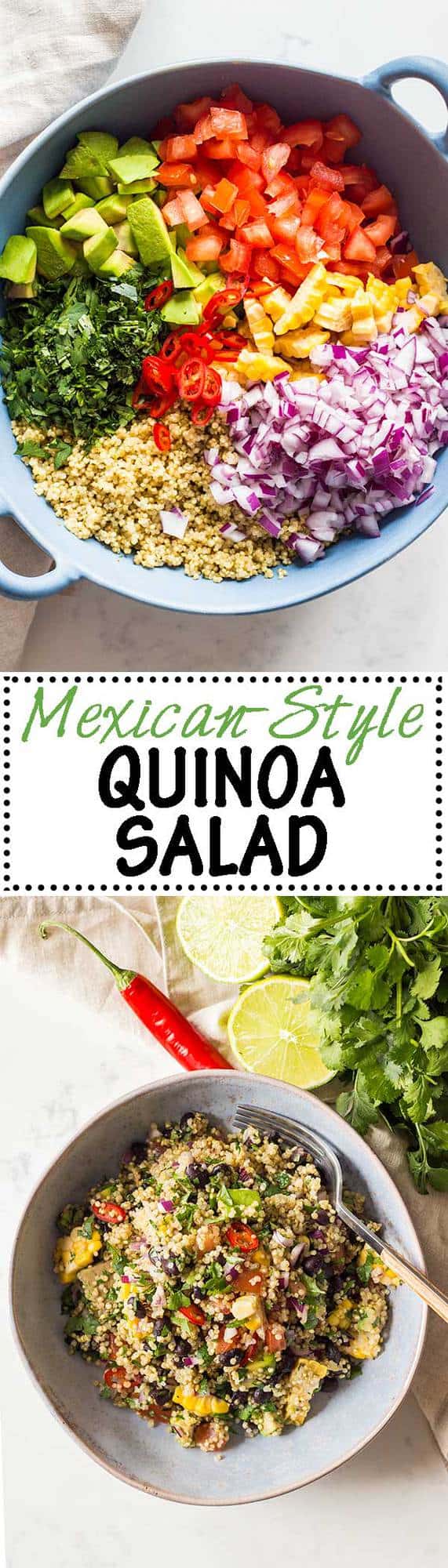 Mexican Quinoa Salad - Green Healthy Cooking