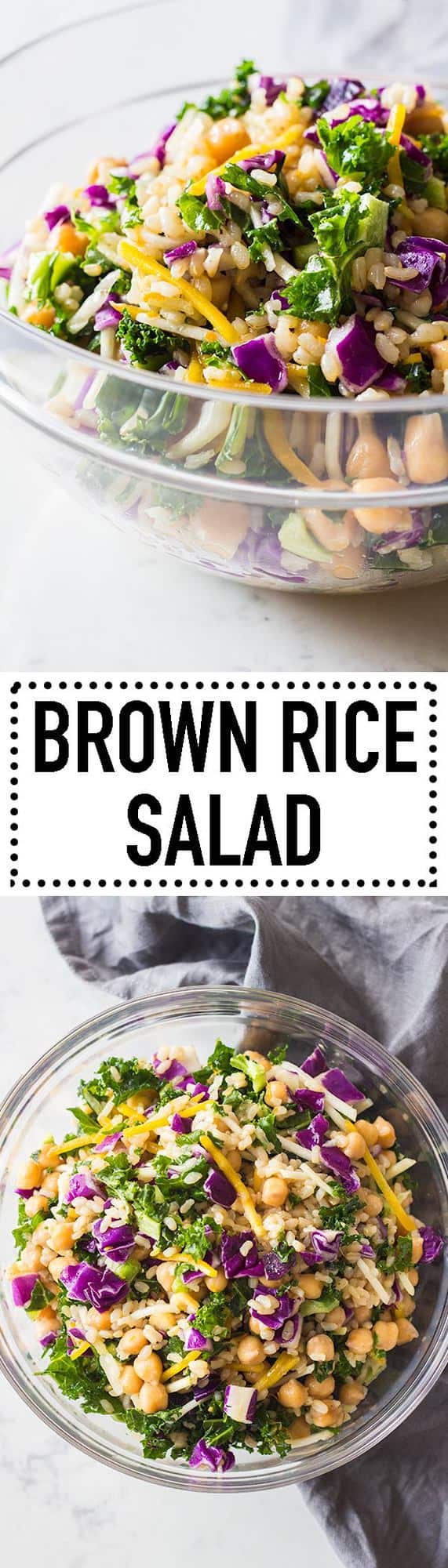 Brown Rice Salad Green Healthy Cooking