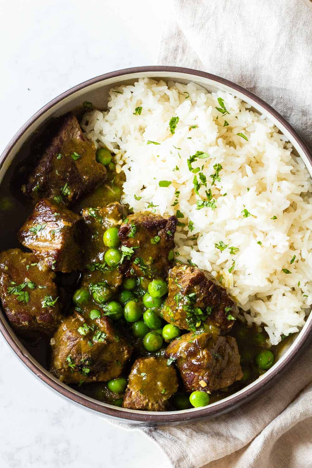 Stew beef and discount rice in instant pot