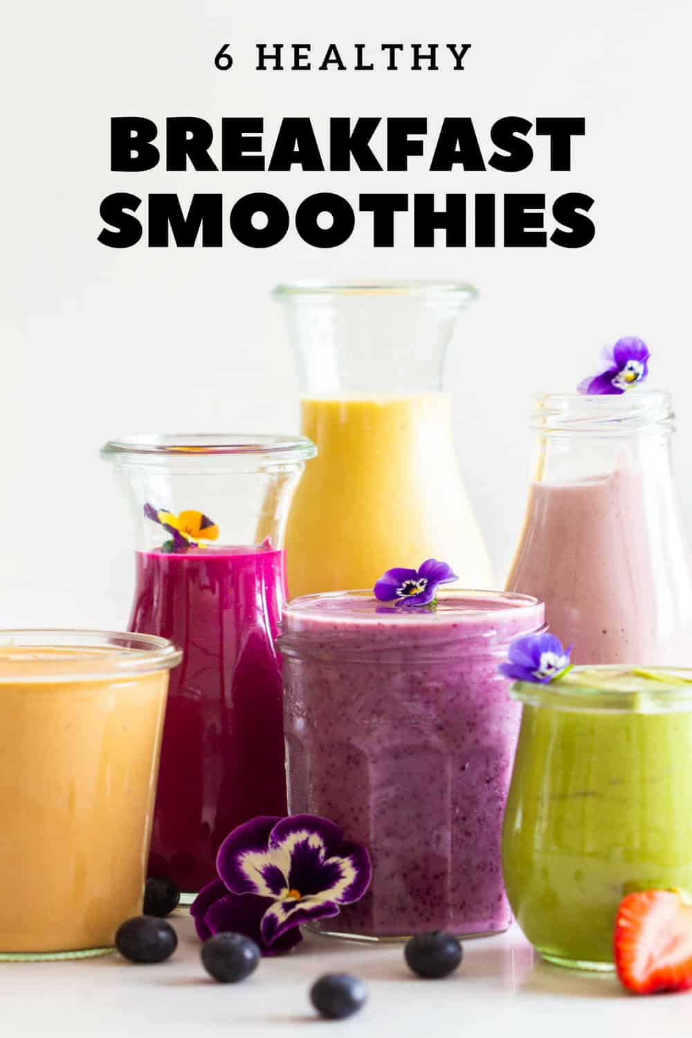 6 Healthy Breakfast Smoothies Green Healthy Cooking