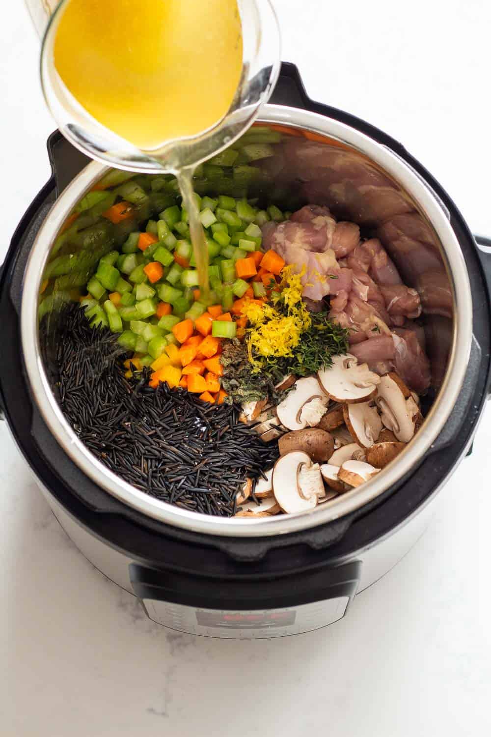 Instant Pot Chicken Wild Rice Soup Green Healthy Cooking