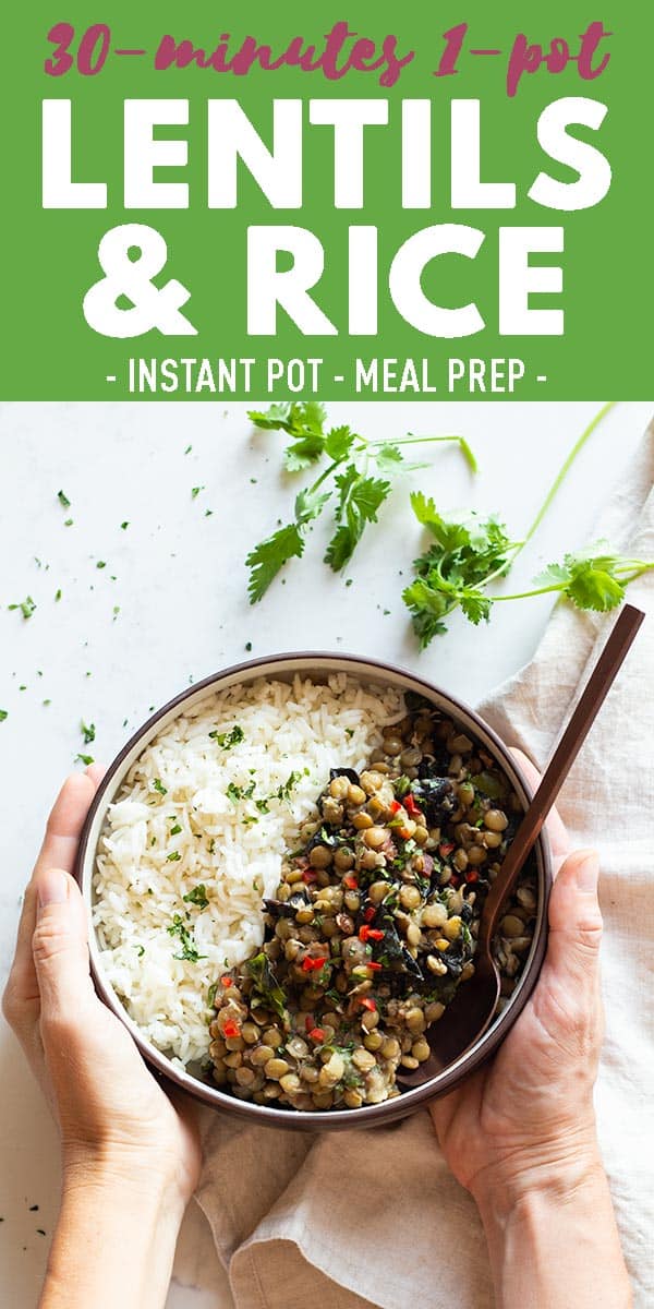 30Minute One Pot Lentils and Rice Green Healthy Cooking