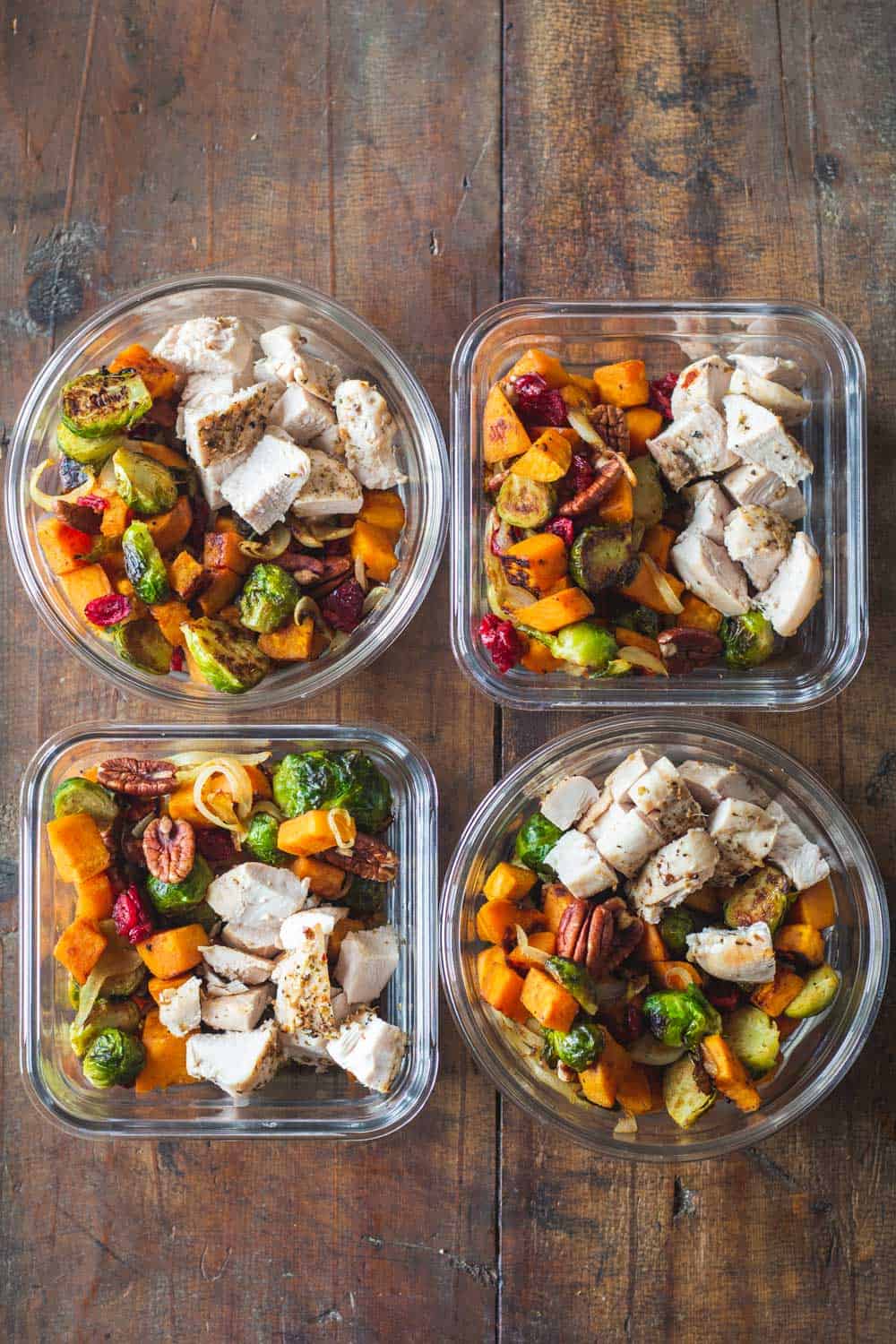 Maple Dijon Chicken Meal Prep Bowls - Green Healthy Cooking