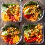 Thai Chicken Curry Meal Prep Bowls