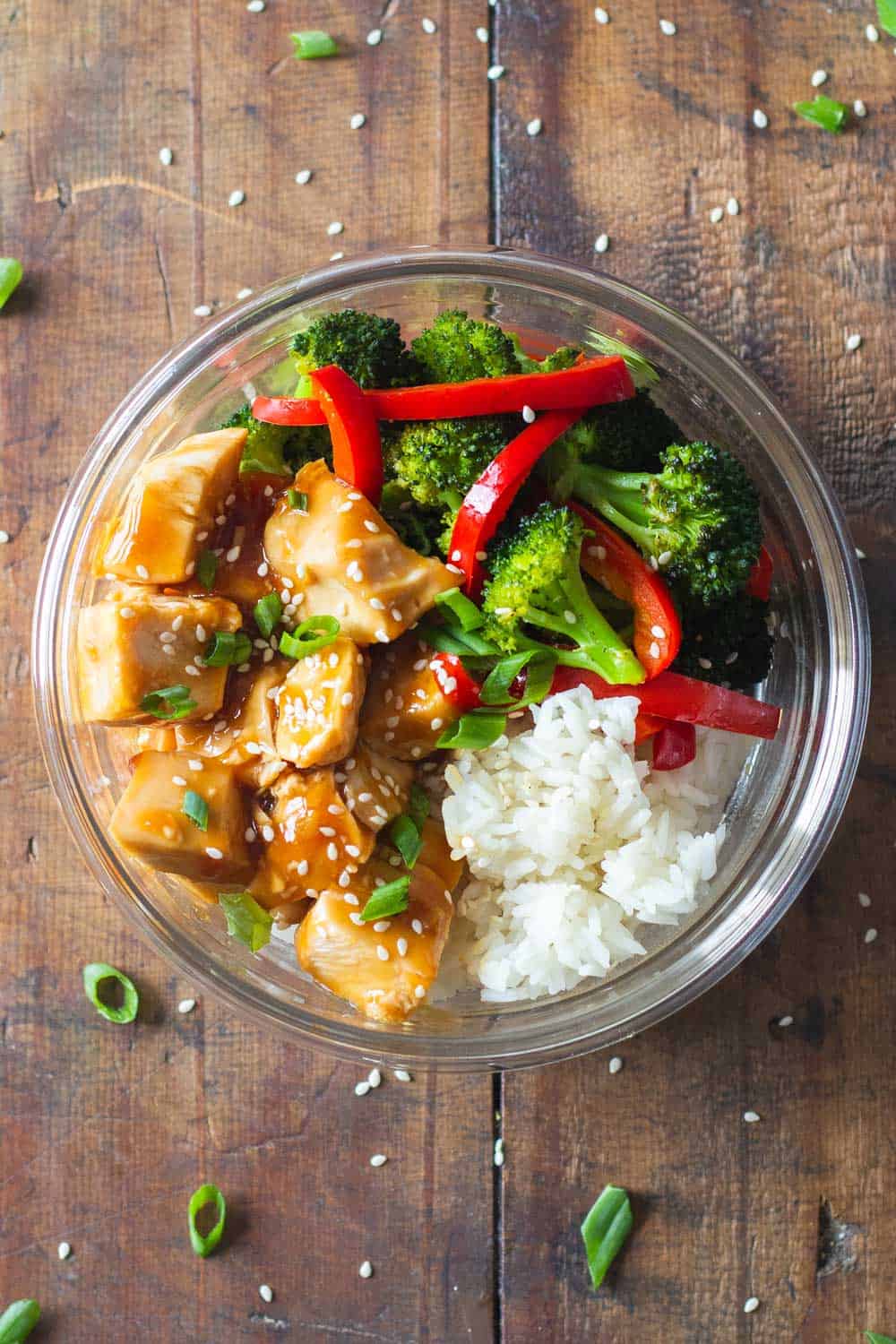 Teriyaki Chicken Meal Prep Bowls - Green Healthy Cooking