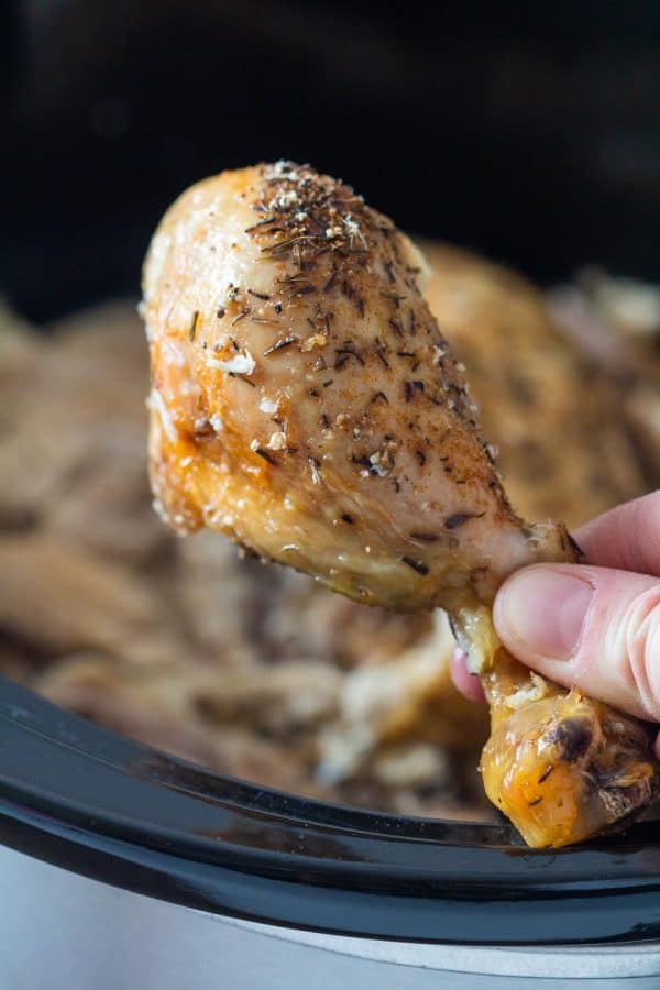 Crock Pot Whole Chicken Drumstick Crispy Skin