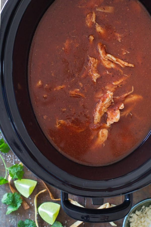 Slow Cooker Chicken Tortilla Soup