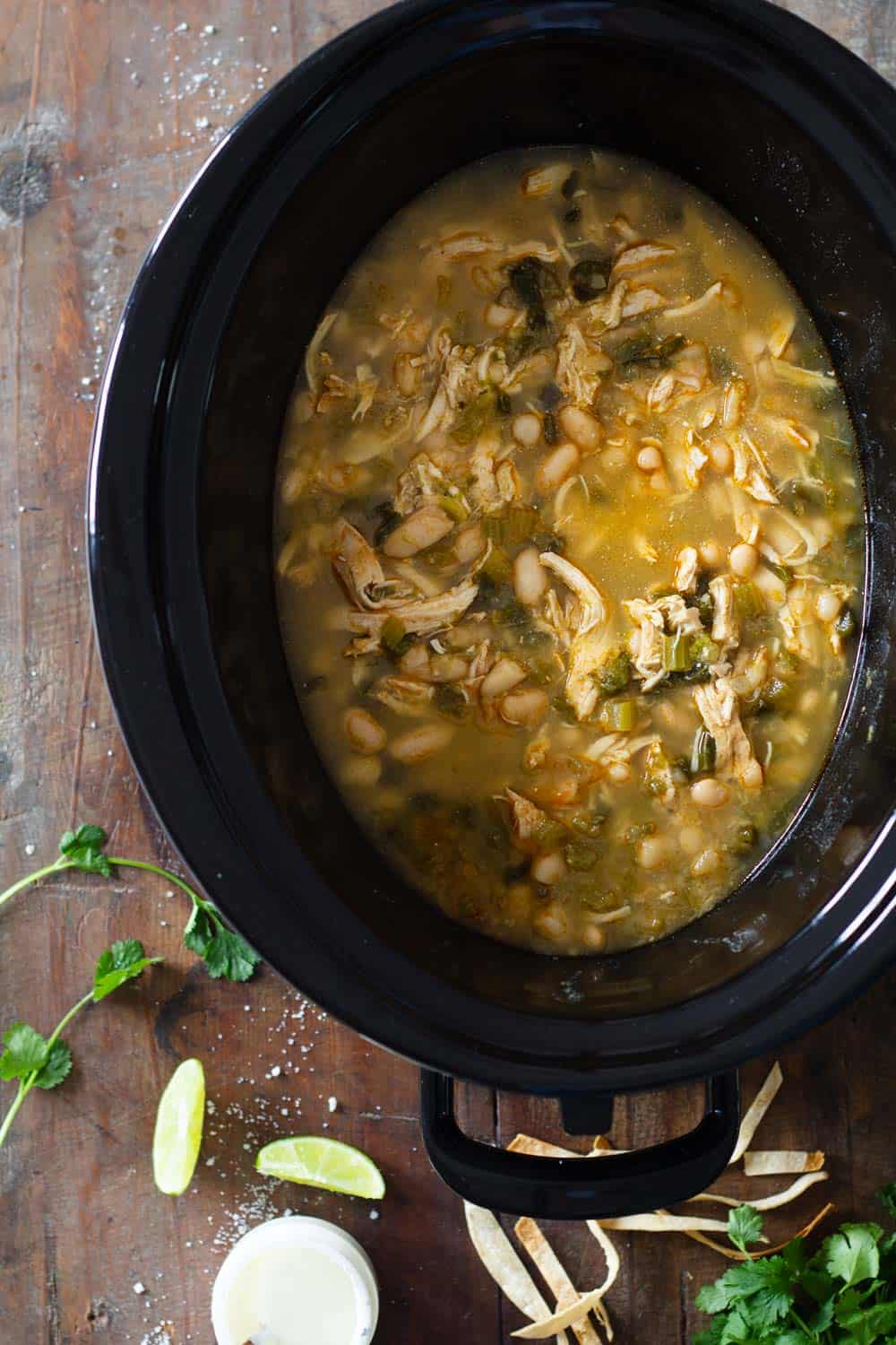 Crock Pot White Chicken Chili Green Healthy Cooking