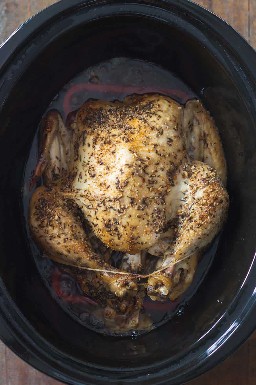 Crock Pot Whole Chicken - Green Healthy Cooking