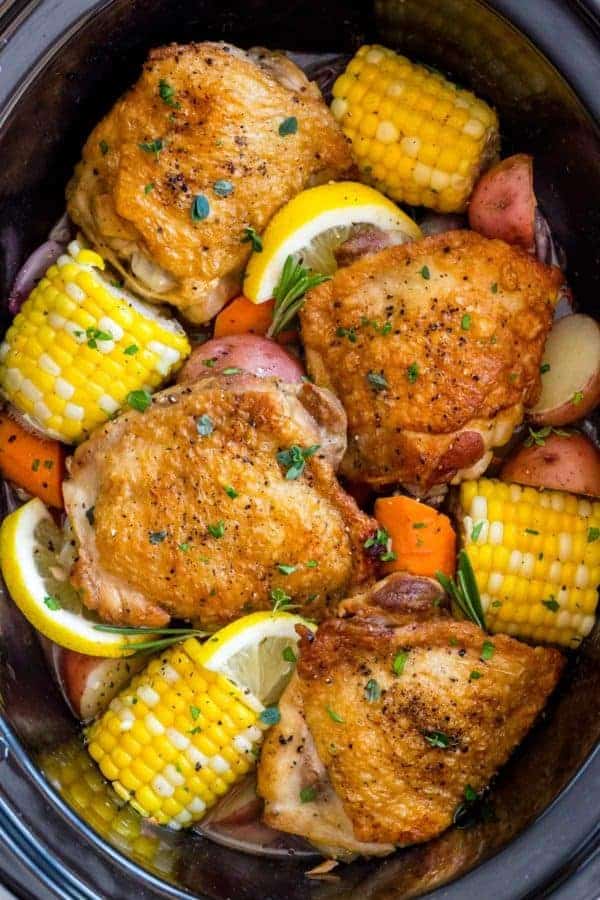 The 15+ Best Slow Cooker Chicken Thigh Recipes - Green Healthy Cooking