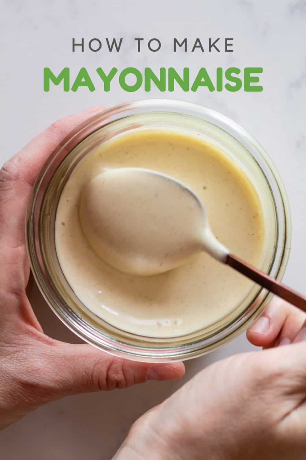 Mayonnaise in a jar