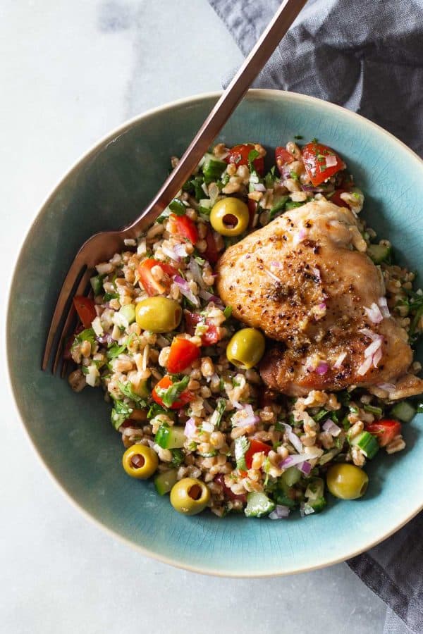 Mediterranean Farro Salad