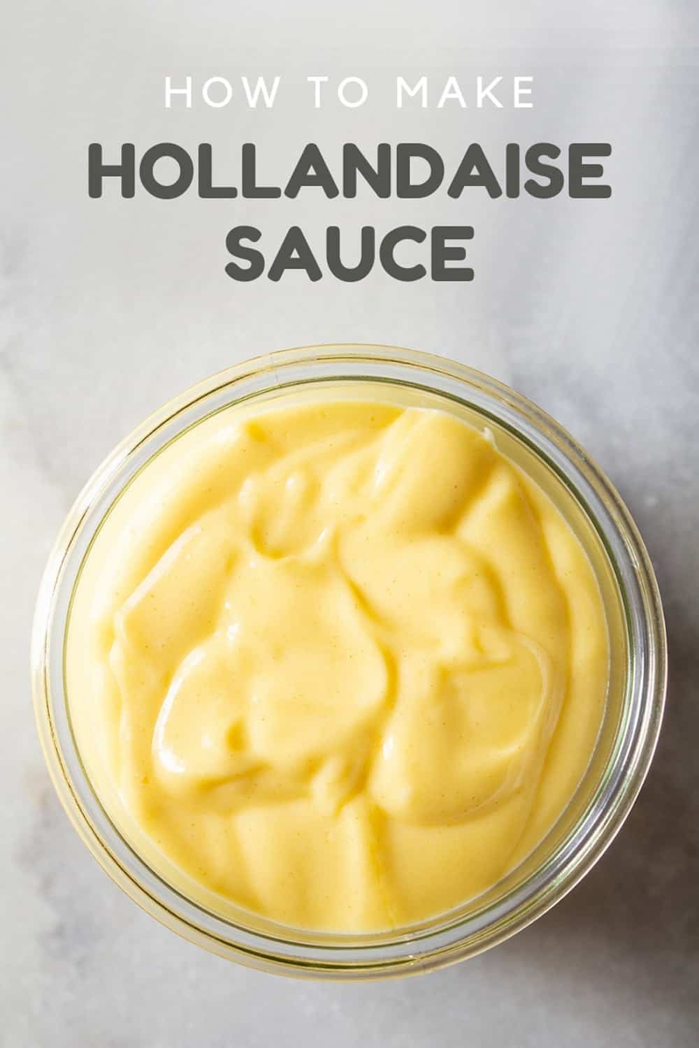 How to Make Hollandaise Sauce - Green Healthy Cooking