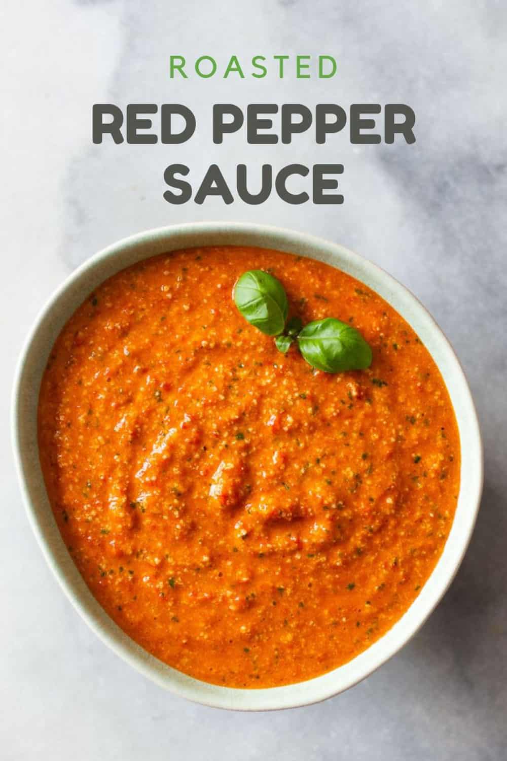 Roasted Red Pepper Sauce - Green Healthy Cooking