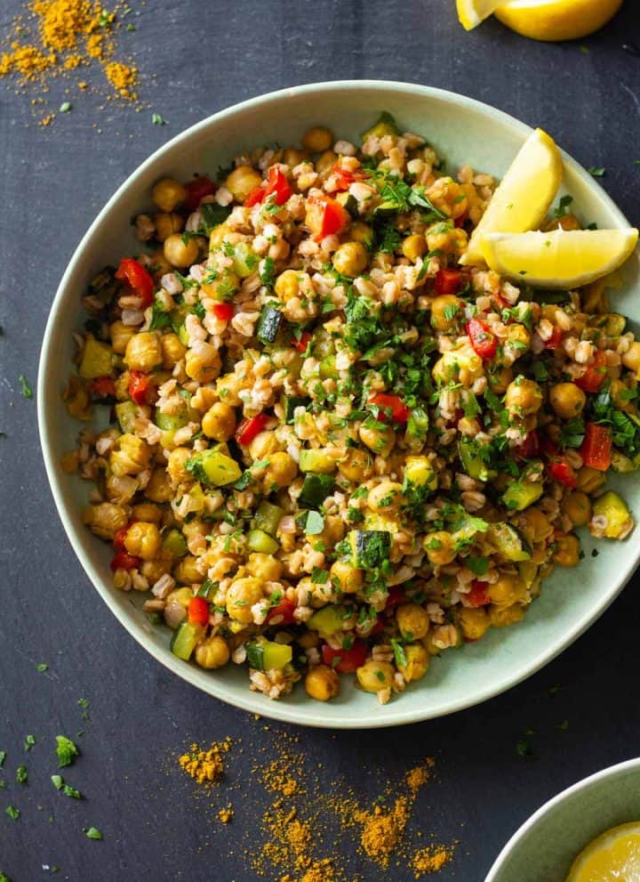 Warm Wild Rice Salad - Green Healthy Cooking
