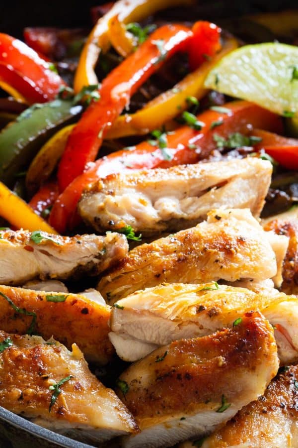 Easy Chicken Fajitas - Green Healthy Cooking