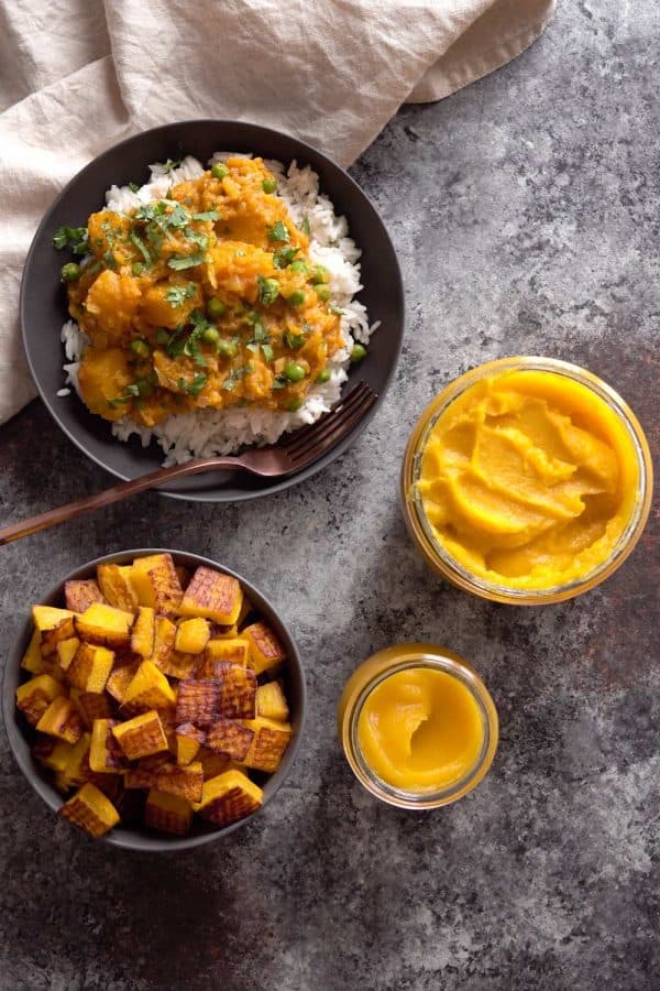 Pumpkin Curry, Roasted Pumpkin, and Pumpkin Puree