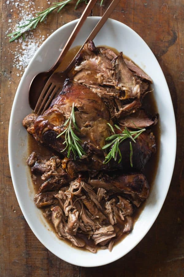 Slow-Roasted Leg Of Lamb - Green Healthy Cooking