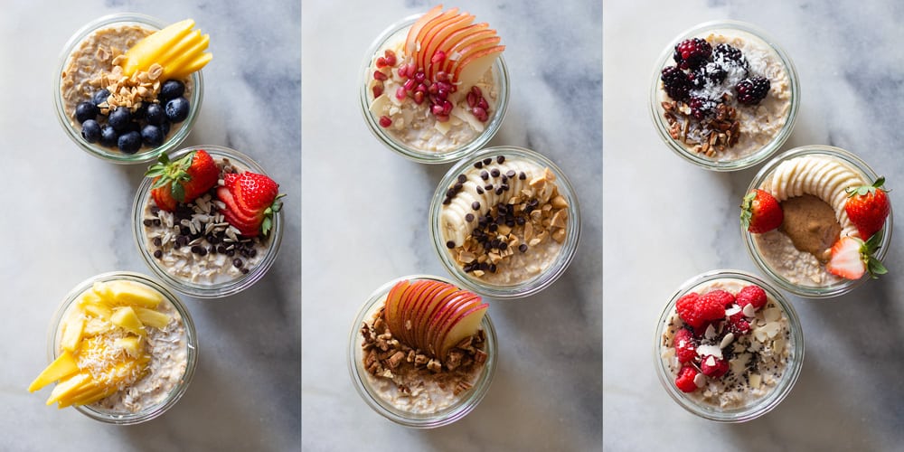 Overnight Oats topping ideas