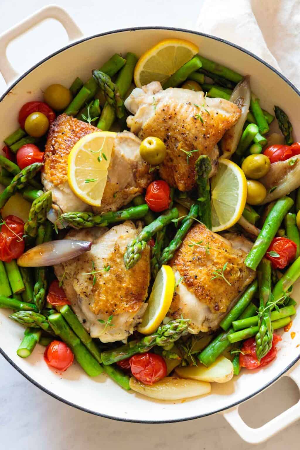 Mediterranean Chicken Dinner - Green Healthy Cooking